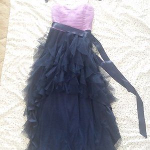 Deb Sparkly Homecoming Dress Purple and Blue